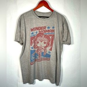 Funko POP! Wonder Woman Graphic Tee Unisex (Size: Large) - Power Grace Wisdom